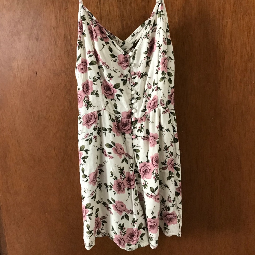 American Eagle Floral Romper small